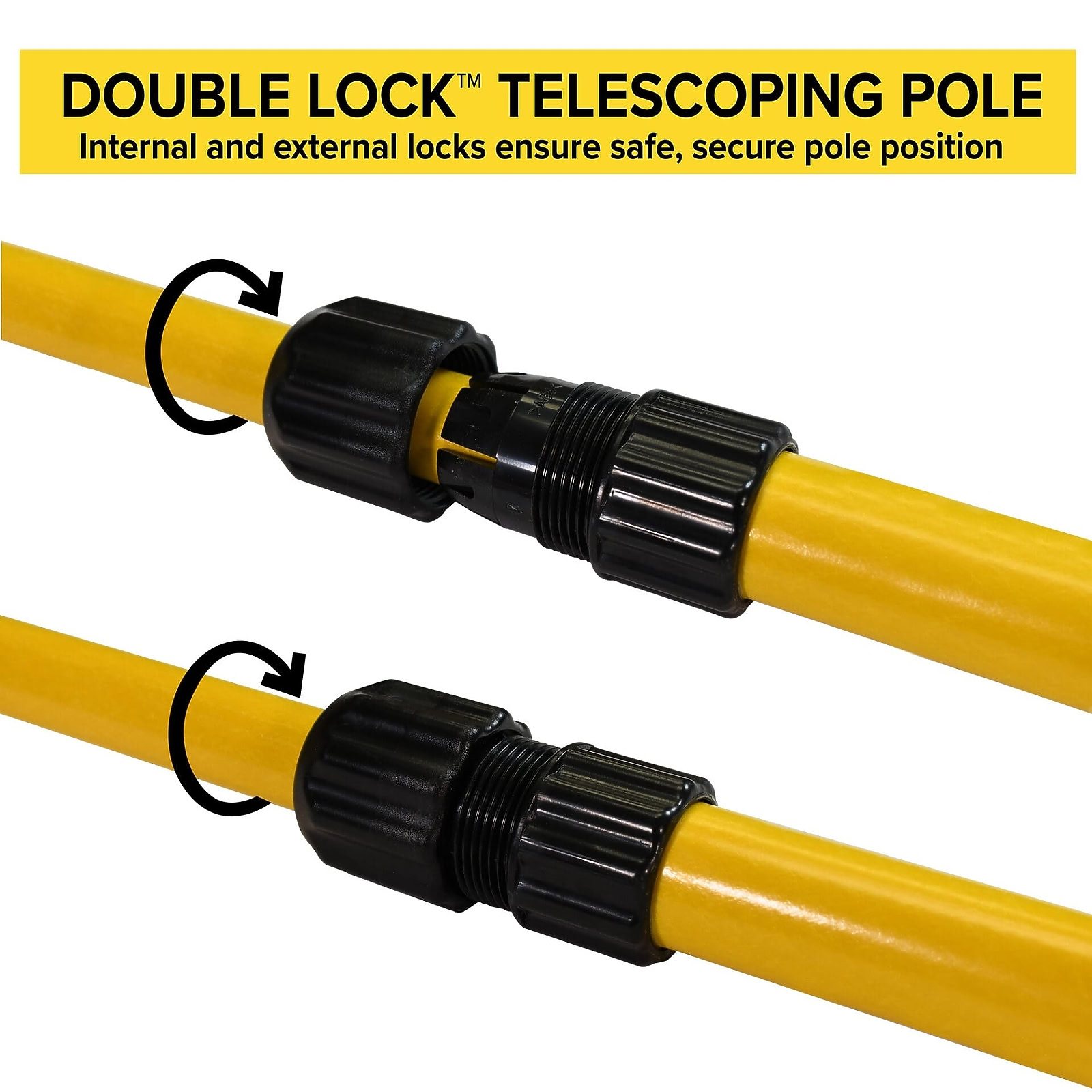 Jameson Double Lock Telescoping Pole with Female Ferrule - Lowest ...