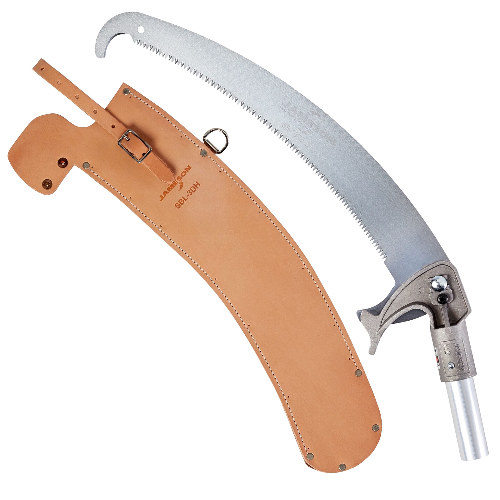 Jameson Double-Hook Pole Saw Head Kit with Leather Scabbard