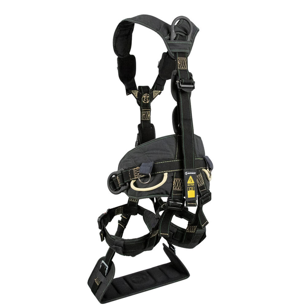 Leg Harness Rope Safewaze Arc Flash Wind & Tower Harness: 5D, Removable Seat, QC Legs ...
