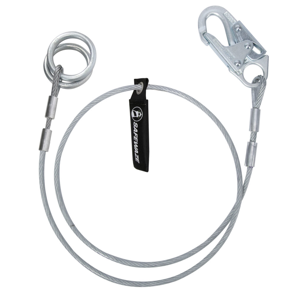 Safewaze Cable Sling Anchor: Snap Hook