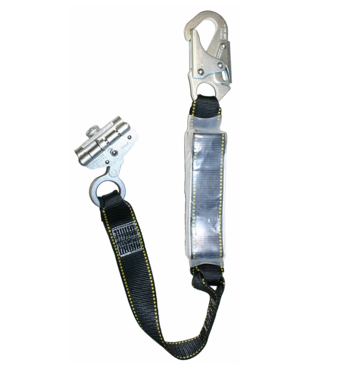 Rope Grab with Energy-Absorbing Fall Arrestor