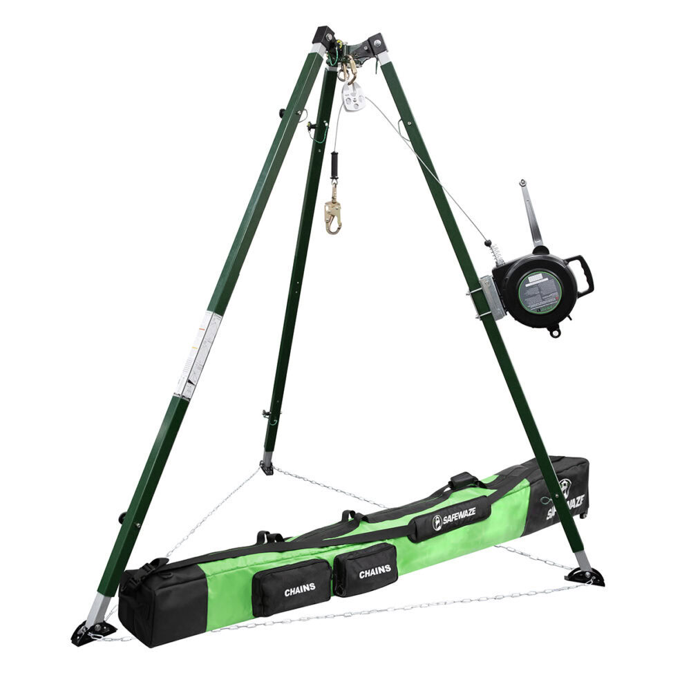 Safewaze 10′ Tech Tripod Kit: 65′ 3-Way