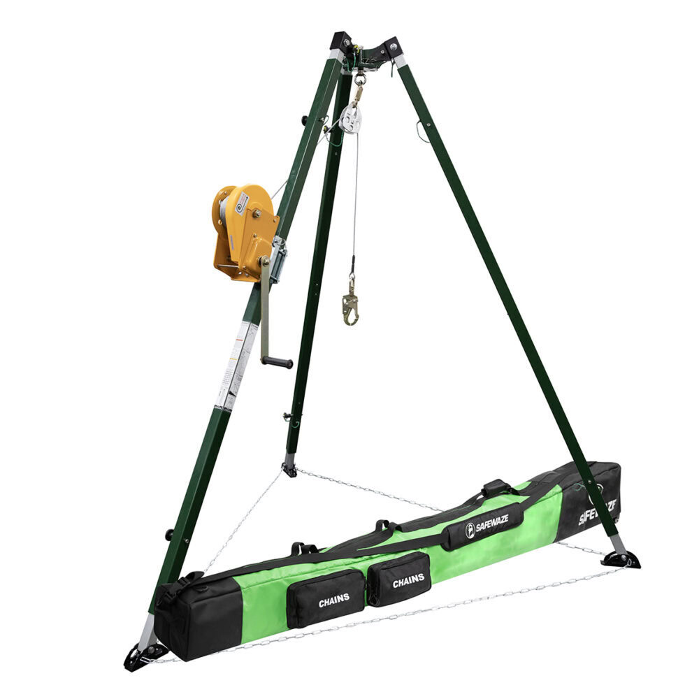 Safewaze 10′ Tech Tripod Kit: 65′ Material Winch