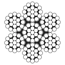 Galvanized 7 x 19 Construction