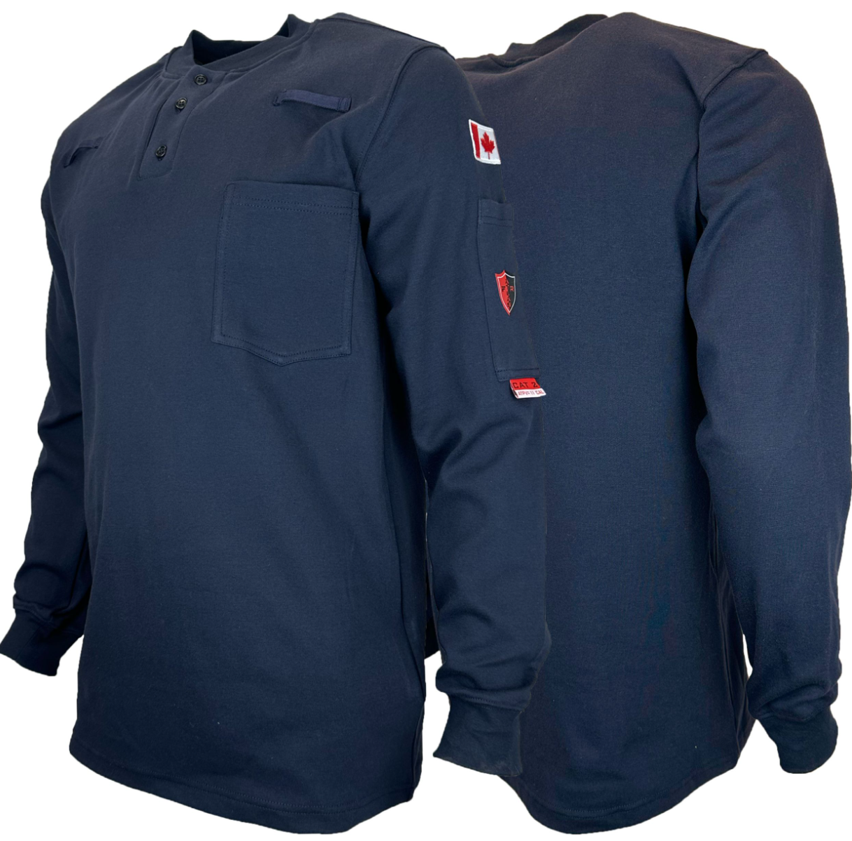 Atlas Guardian® FR/AR Non-Striped Henley Shirt