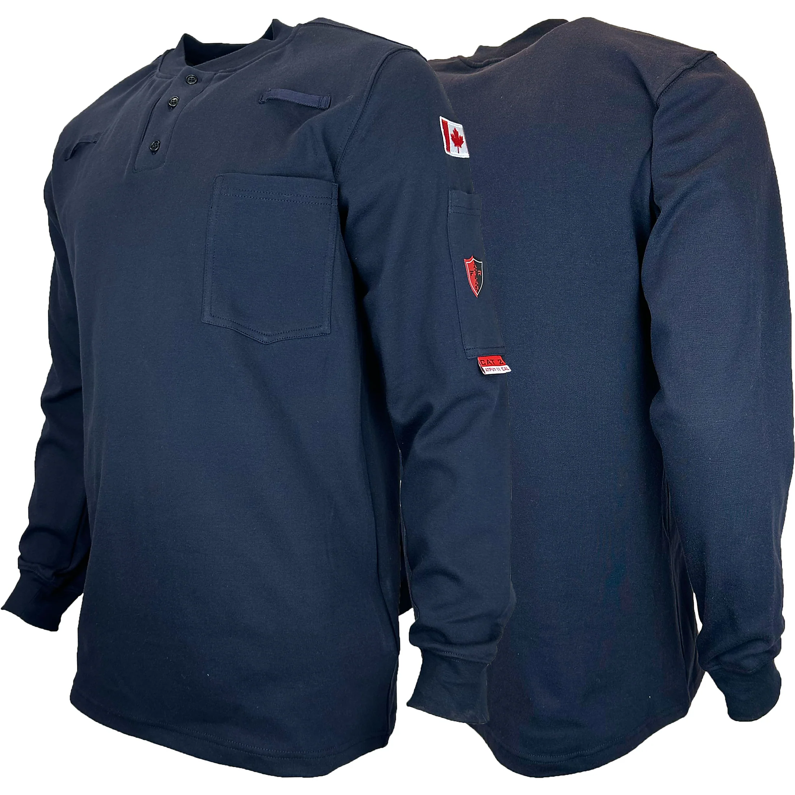 Atlas Guardian FR/AR Non-Striped Henley Shirt