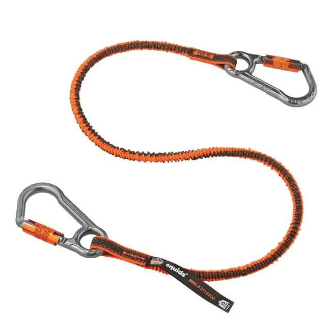 Ergodyne Squids 3118F(x) Tool Lanyard - Dual Locking Carabiners