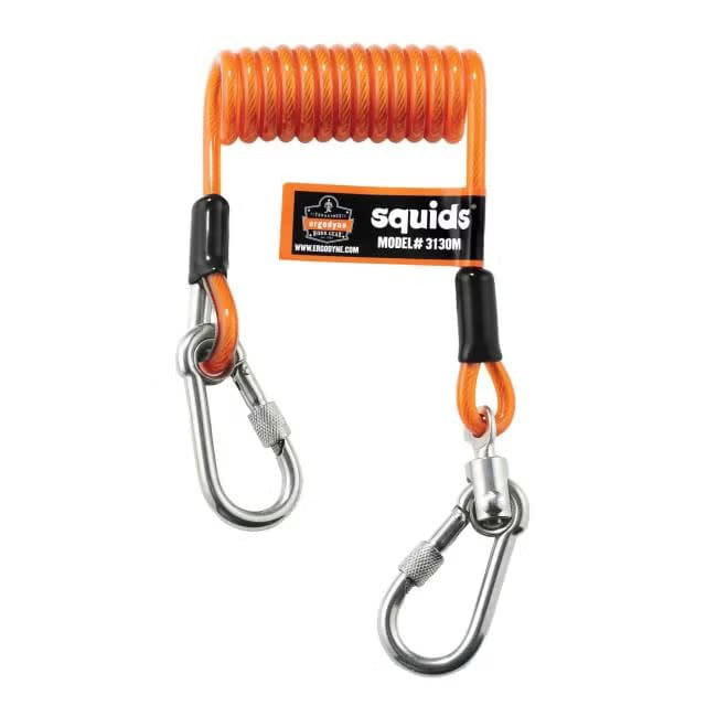 Ergodyne Squids 3130M Coiled Cable Tool Lanyard