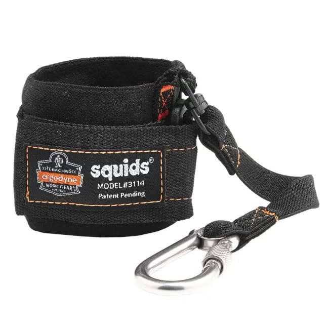 Ergodyne Squids 3114 Pull-On Wrist Tool Lanyard - Carabiner