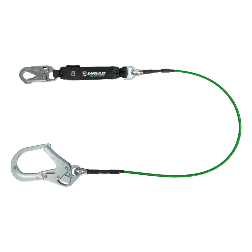Safewaze Leading Edge 6′ Energy Absorbing Lanyard: Rebar Hook