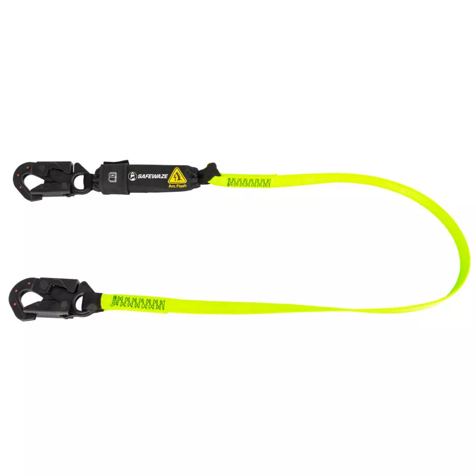 Safewaze Arc Flash 6′ Energy Absorbing Lanyard: Dielectric Snap Hook
