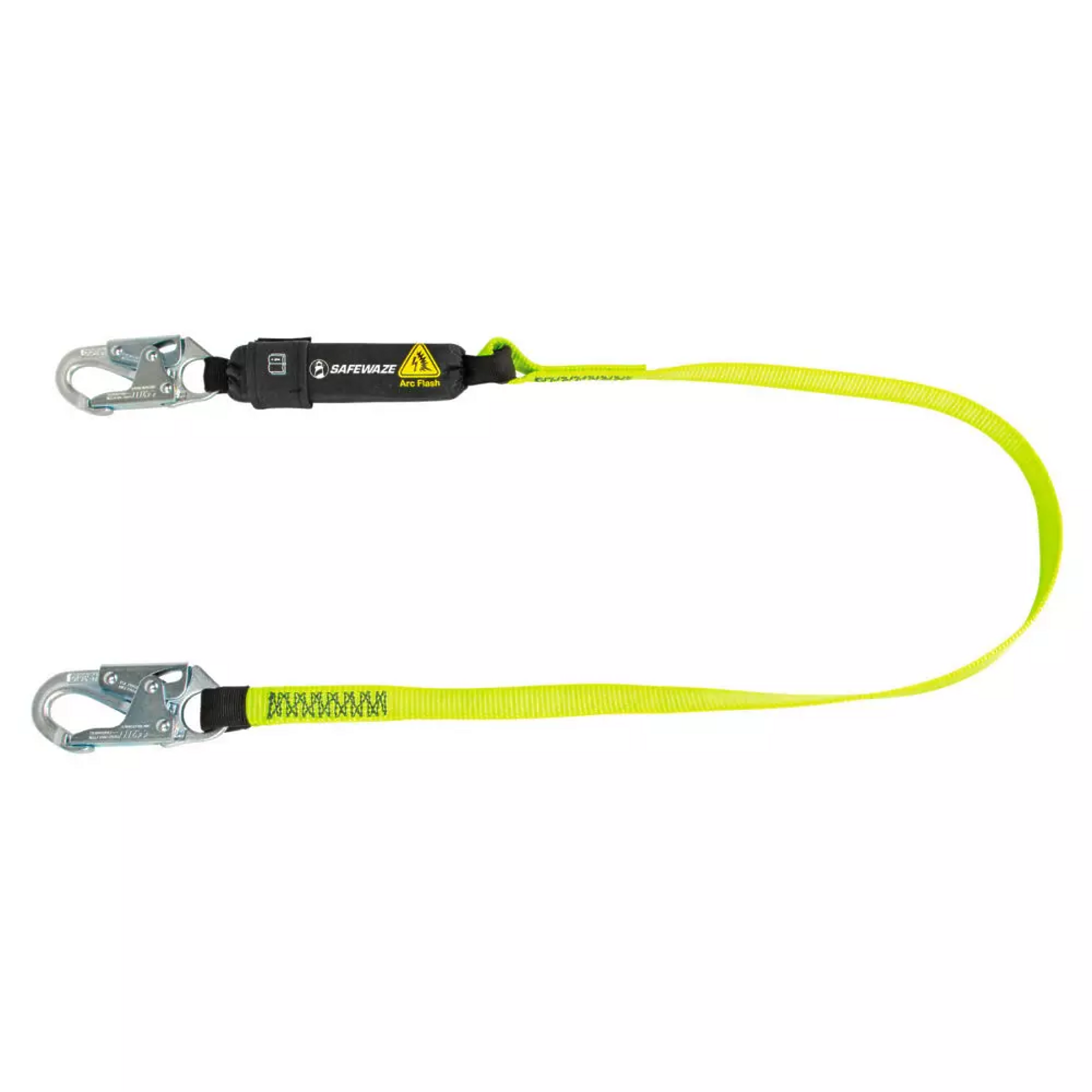 Safewaze Arc Flash 6′ Energy Absorbing Lanyard: Snap Hook
