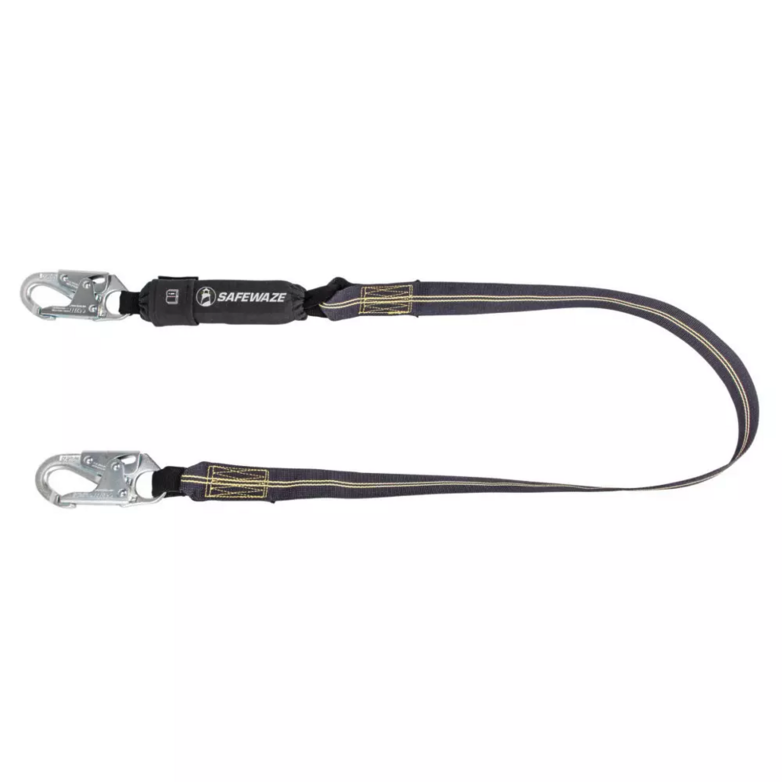 Safewaze Welding 6′ Energy Absorbing Lanyard: Snap Hook