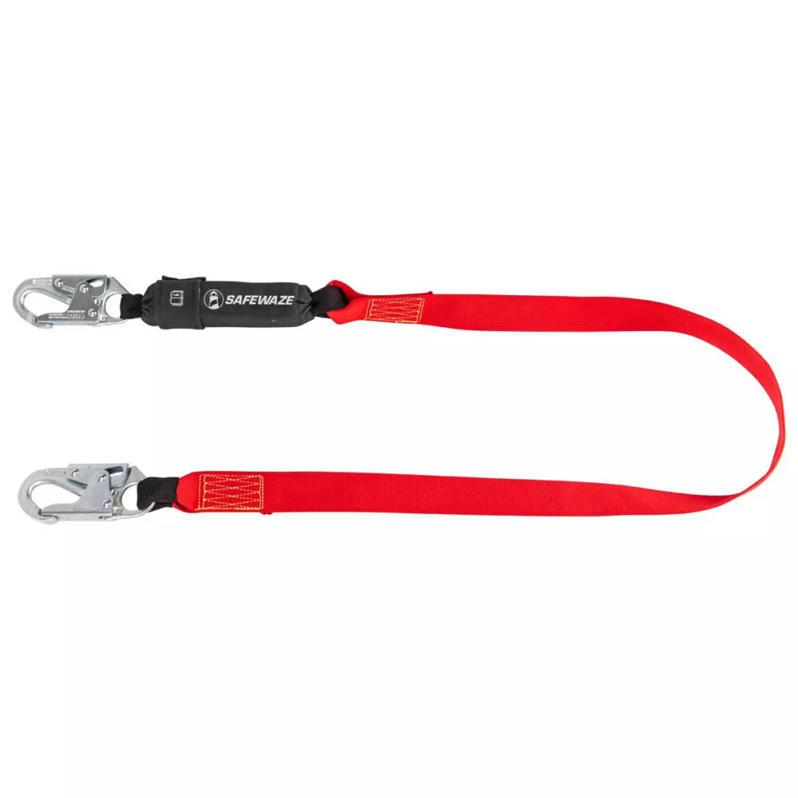 Safewaze Welding 6′ Dual Layer Energy Absorbing Lanyard: Snap Hook