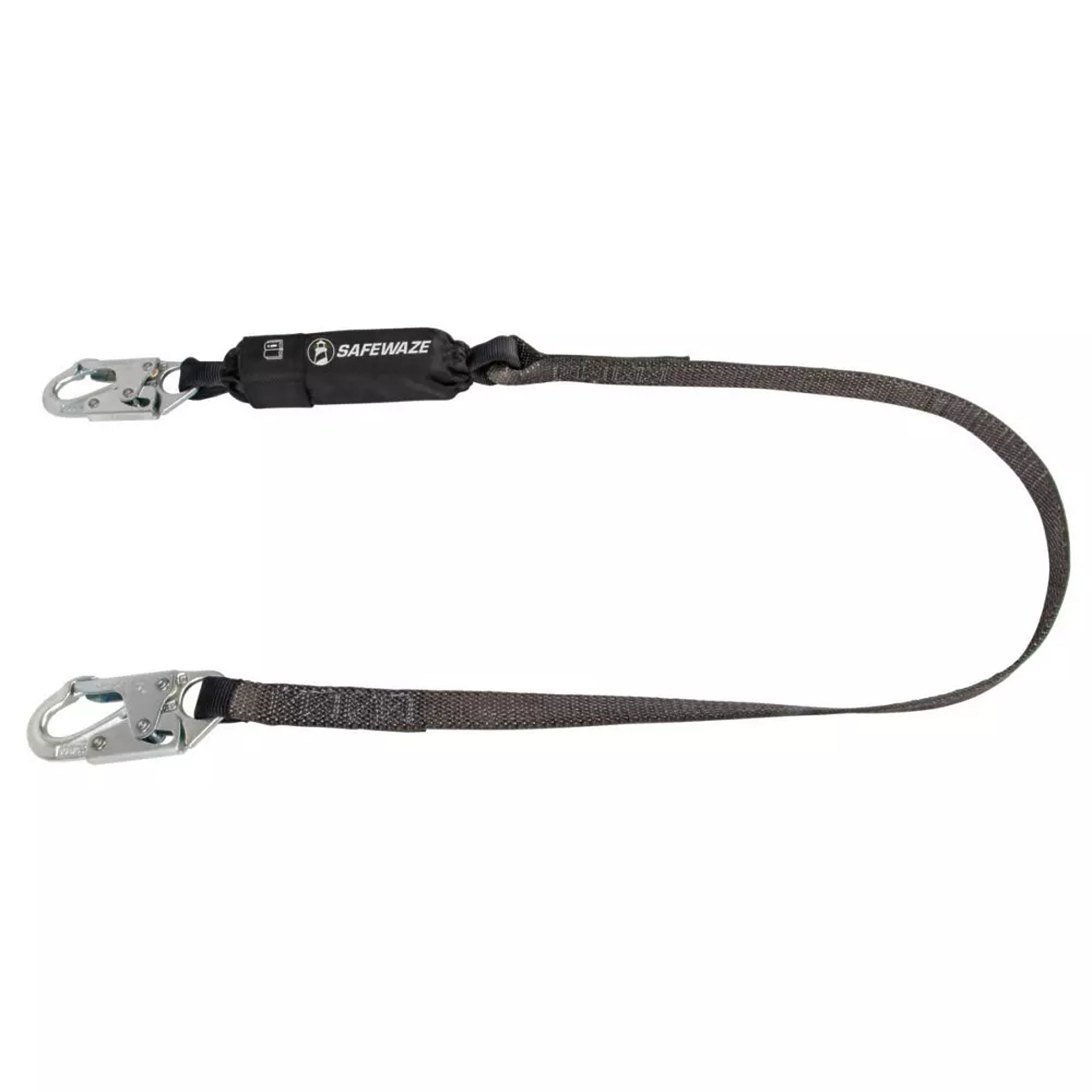 Safewaze Heavyweight 6′ Energy Absorbing Lanyard: Snap Hook