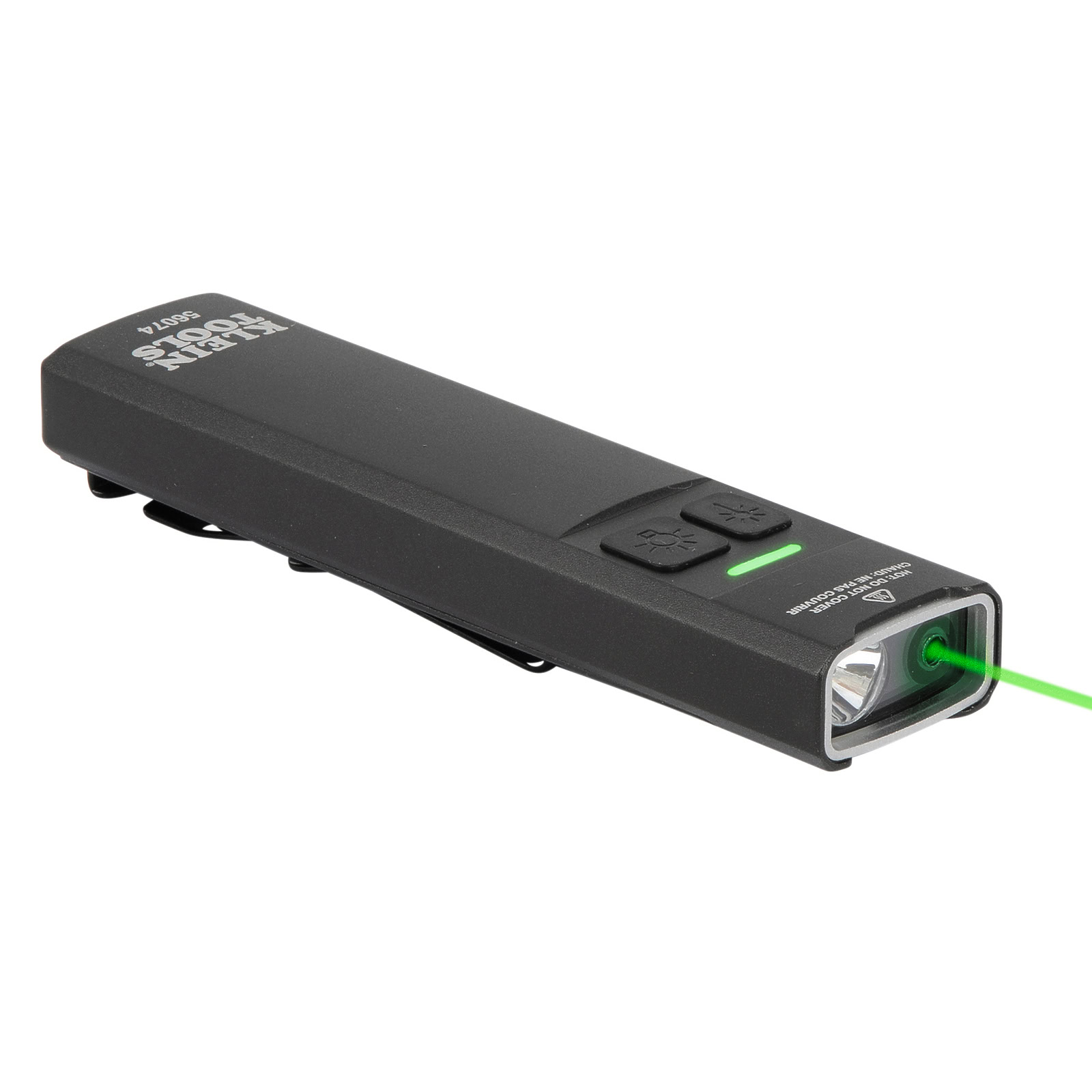 Klein Rechargeable Slim-Profile LED Pocket Flashlight with Laser
