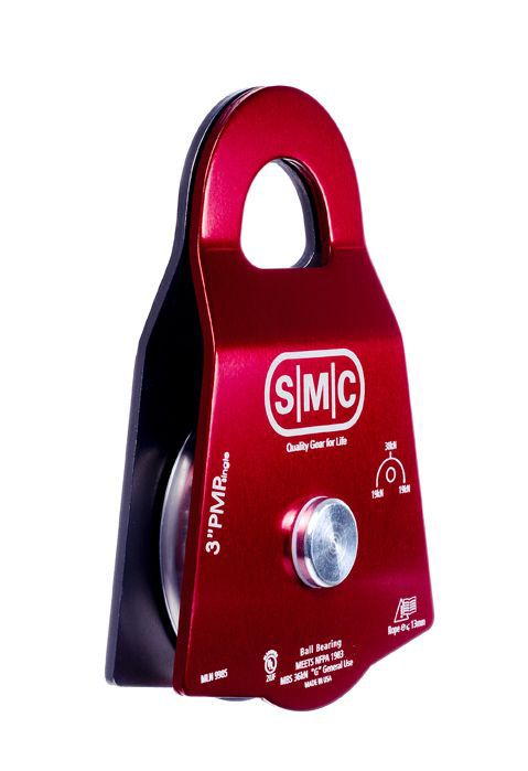 SMC 3" Single Aluminum Prusik Minding Pulley