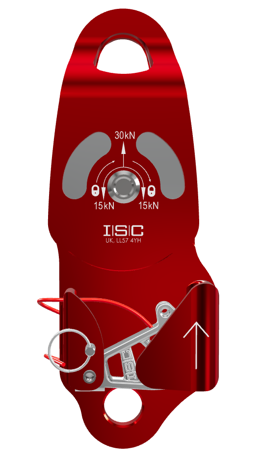 ISC Double Progress Capture Pulley (One-way Locking)