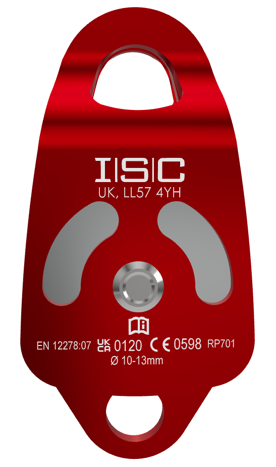 ISC Rescue Pulley Double/Double (non-locking)