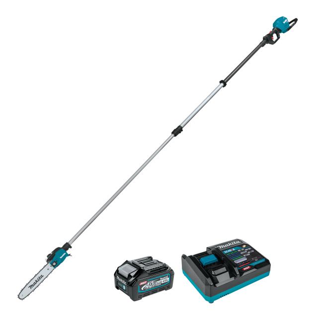 Makita 40Vmax XGT Brushless 10" Telescopic Pole Chainsaw, 4.0Ah x1Kit