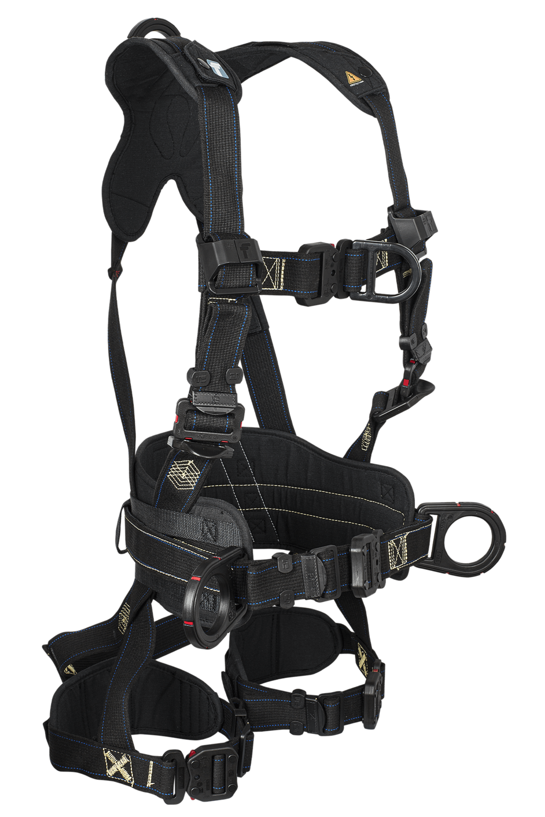 FallTech-Arc™ Flash 4D Construction Climbing Full Body Harness, Overmolded Quick Connect Adjustments