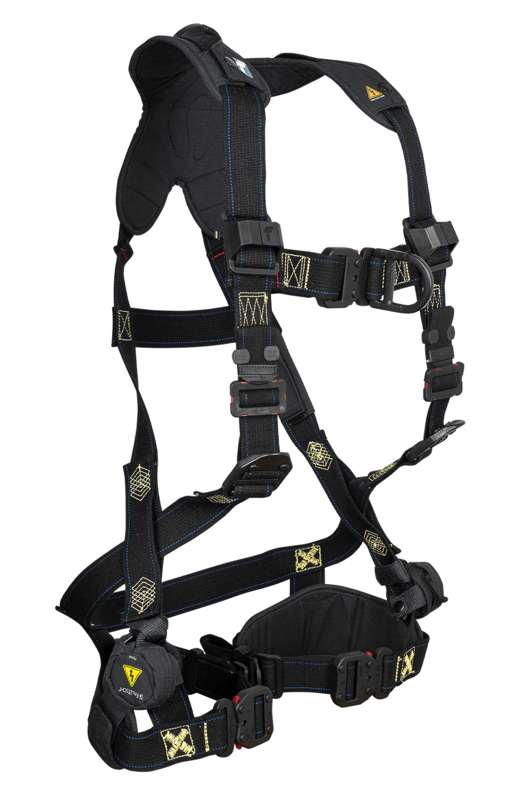 FallTech-Arc™ Flash 2D Climbing Non-Belted Full Body Harness, Overmolded Quick Connect Adjustments