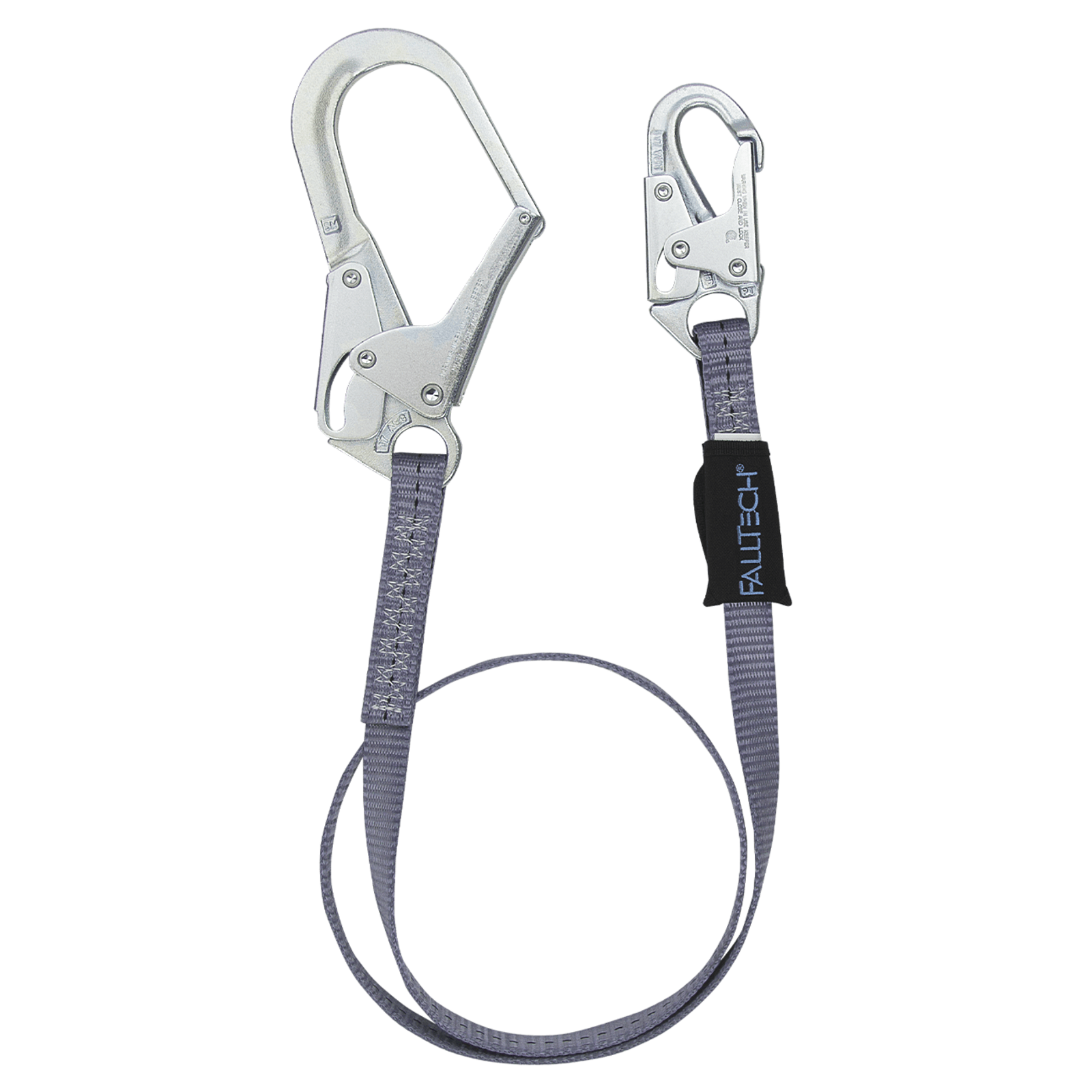 FallTech 3' Web Restraint Lanyard, Fixed-length with Steel Connectors