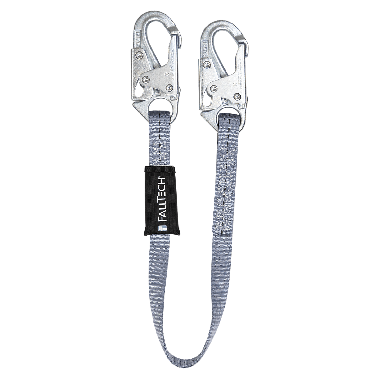 FallTech 3' Web Restraint Lanyard, Fixed-length with Steel Snap Hooks