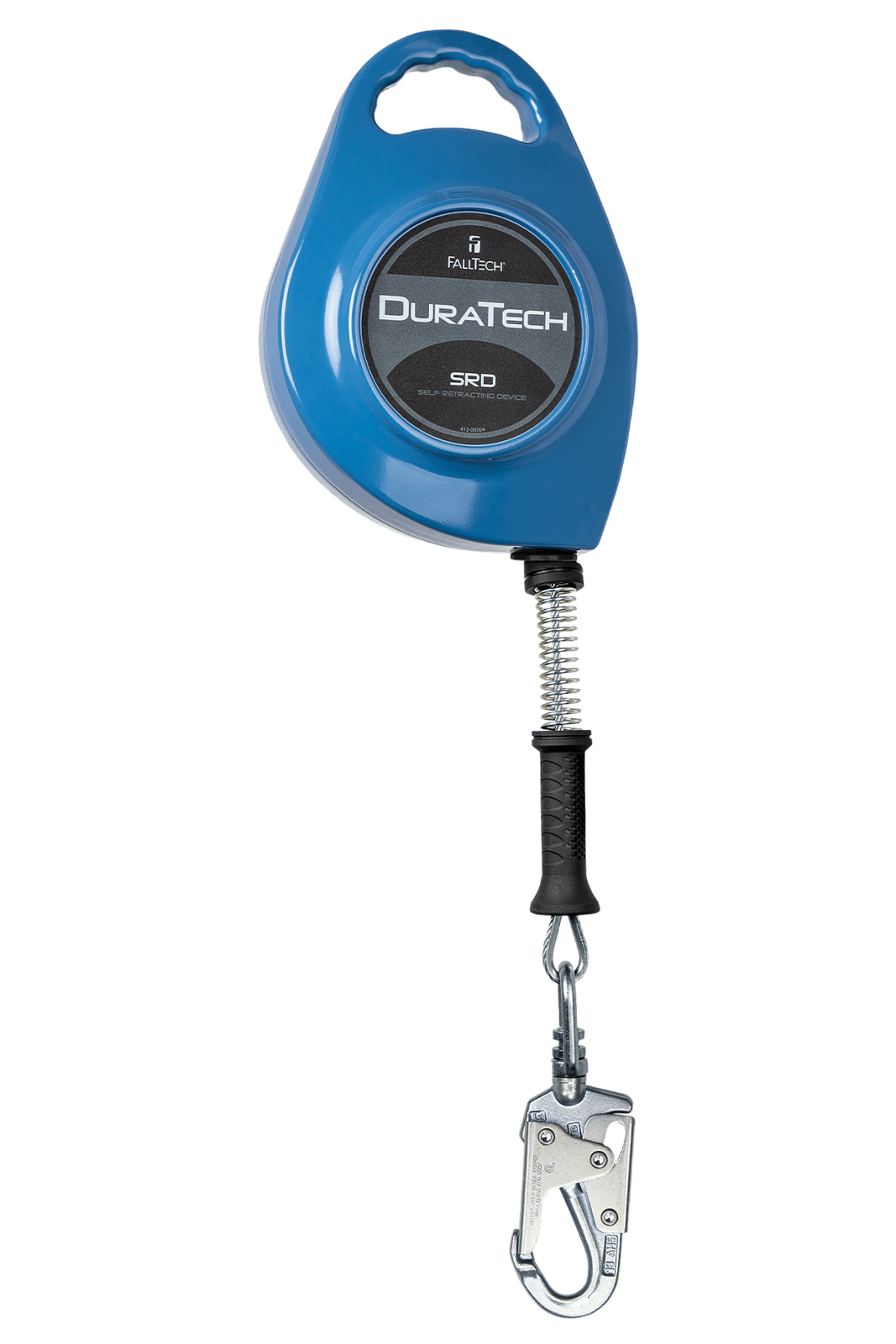Falltech DuraTech SRL with 30' Stainless Steel Cable and Lifeline Connector and Side-payout Aluminum Housing (OSHA)