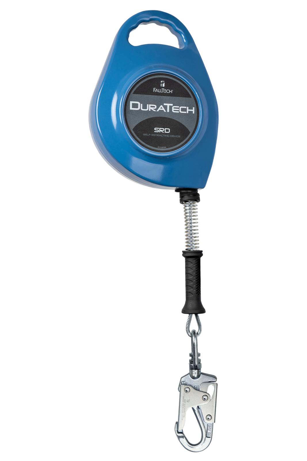 Falltech DuraTech SRL with 30' Stainless Steel Cable and Lifeline Connector and Side-payout Aluminum Housing (OSHA)