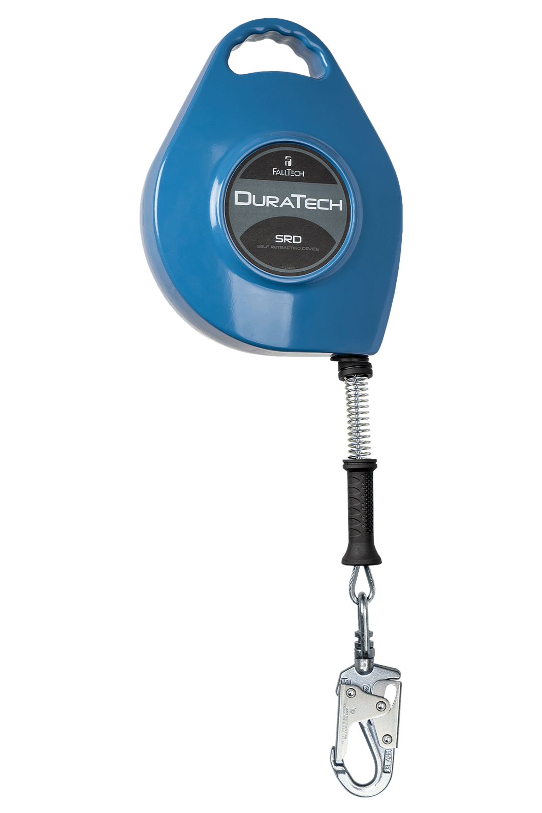 Falltech DuraTech SRL with 60' Stainless Steel Cable and Lifeline Connector and Side-payout Aluminum Housing (OSHA)