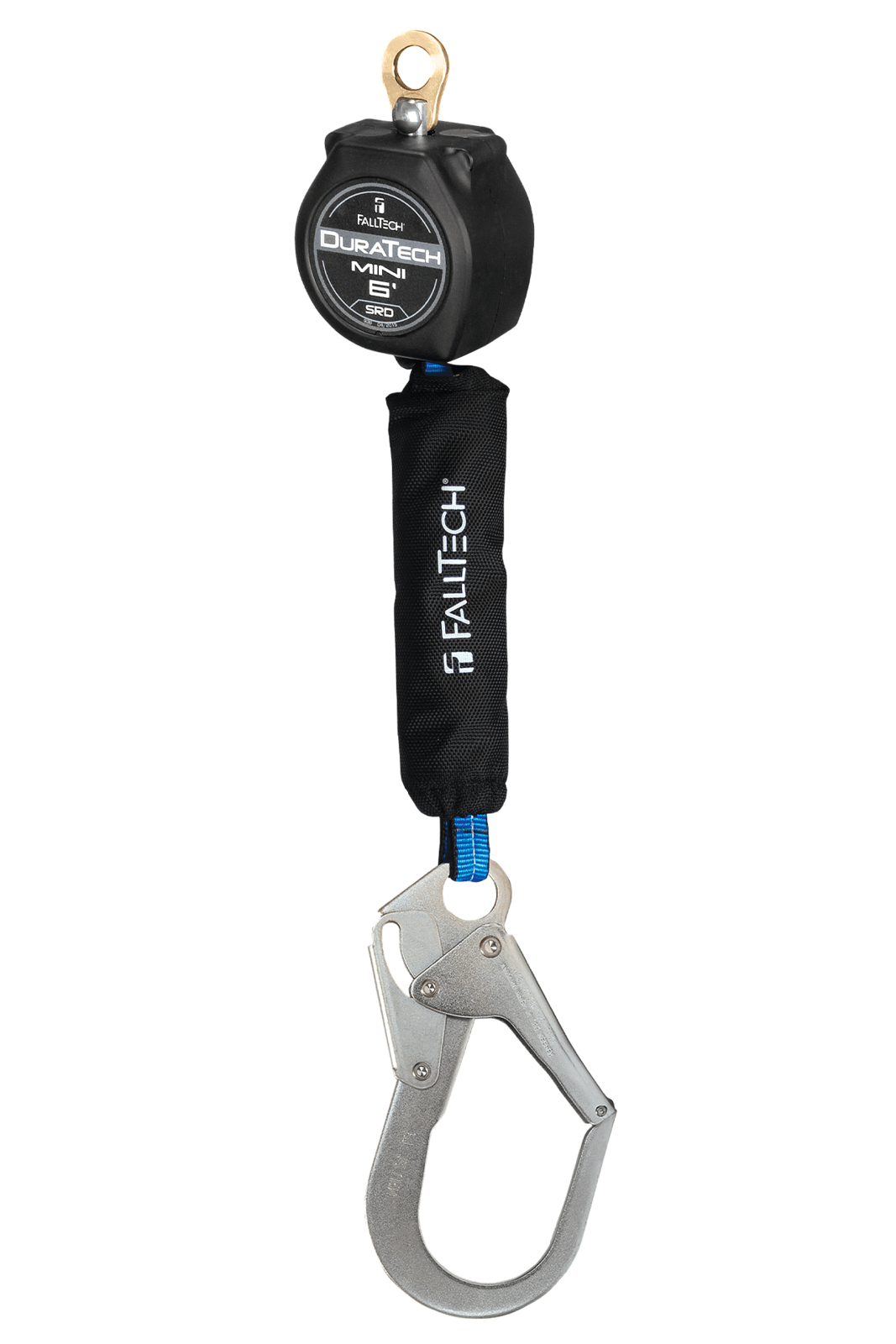 Falltech 6' DuraTech Mini Class 1 Personal SRL-P with Steel Rebar Hook (ANSI)