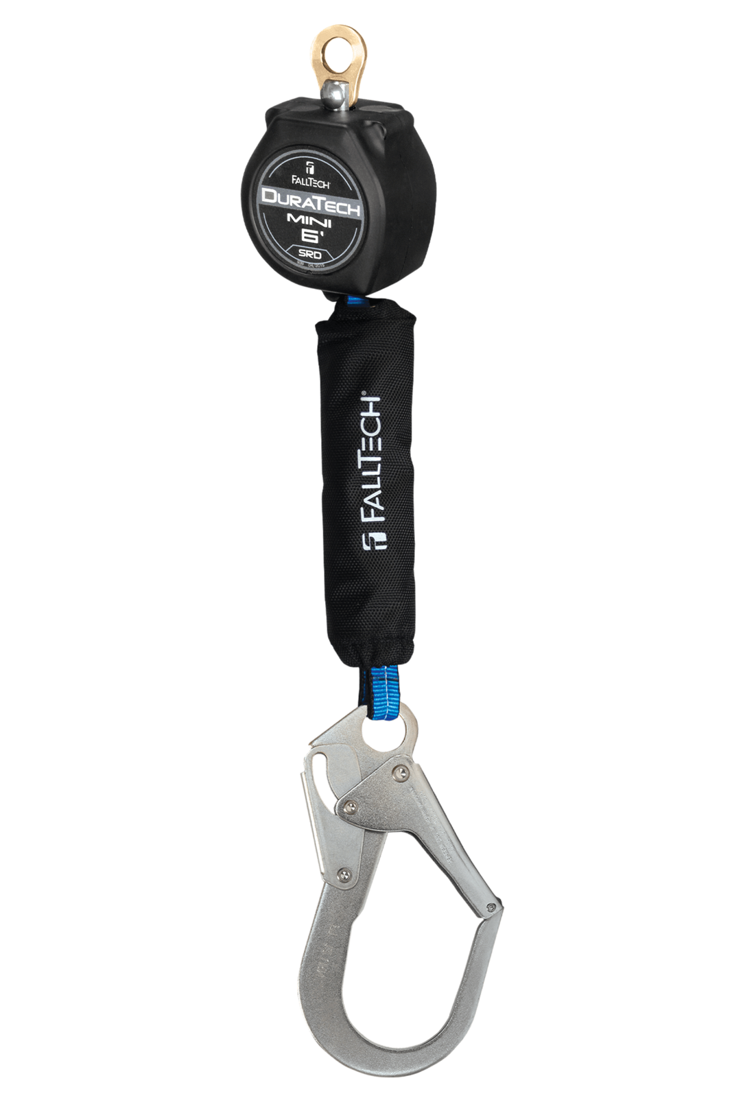 Falltech 6' DuraTech Mini Class 1 Personal SRL-P with Steel Rebar Hook (ANSI)