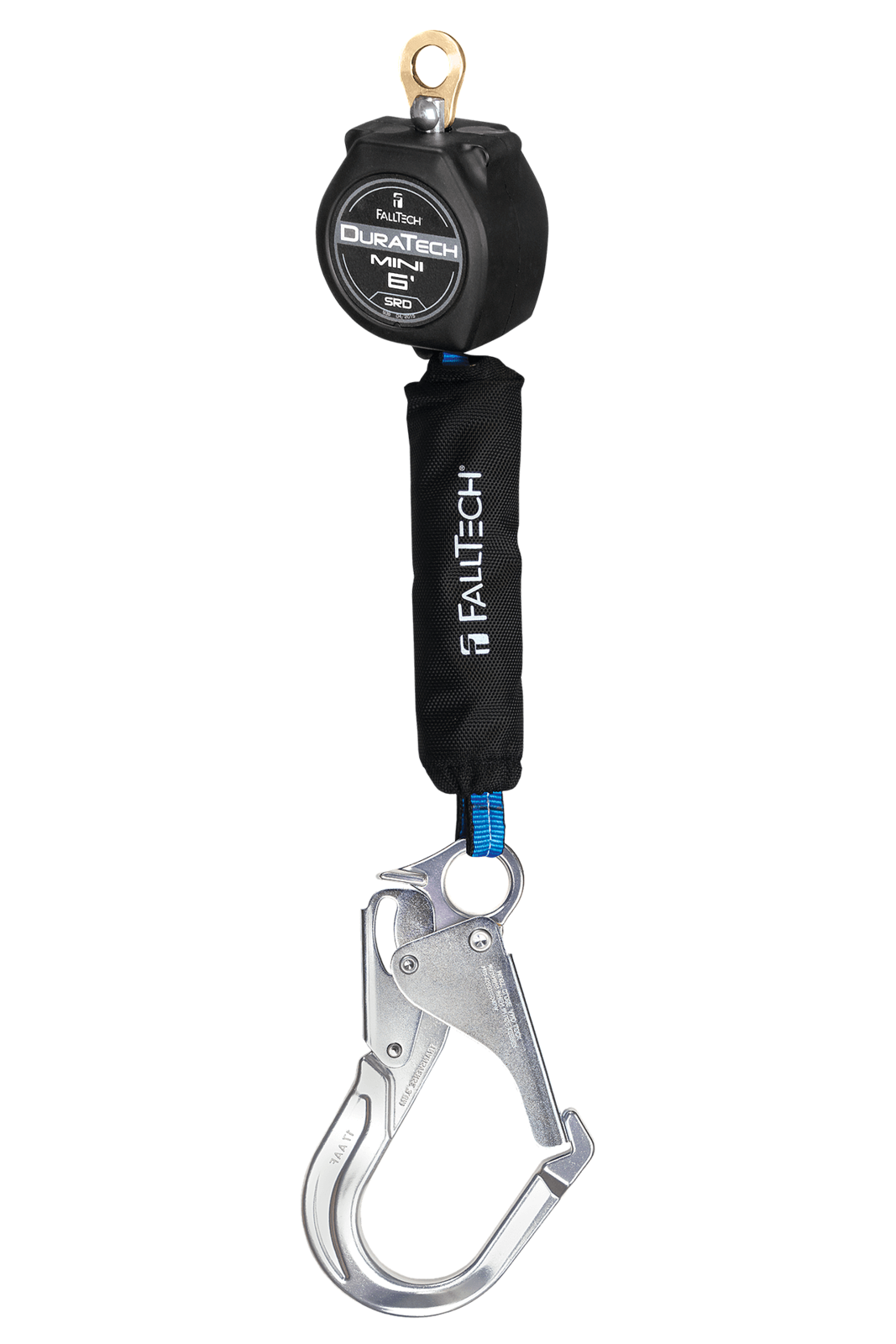 Falltech 6' DuraTech Mini Class 1 Personal SRL-P with Aluminum Rebar Hook (ANSI)