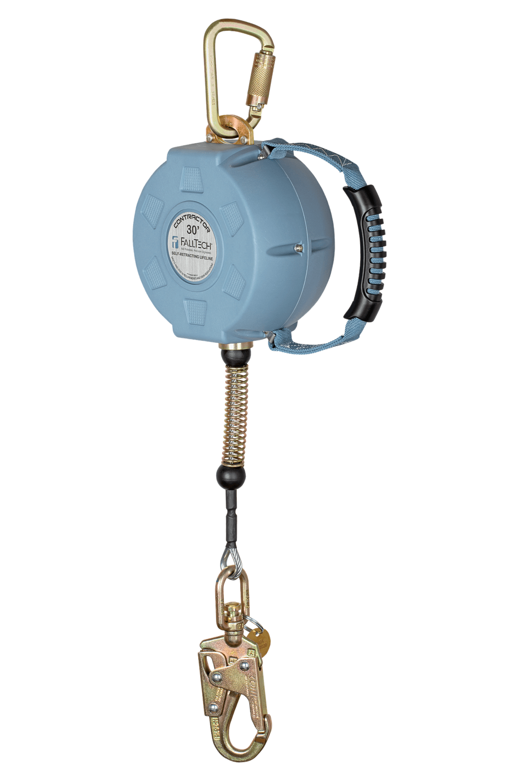 Falltech Contractor C Class 1 SRL with 30' Galvanized Cable and Anchorage Carabiner (ANSI)
