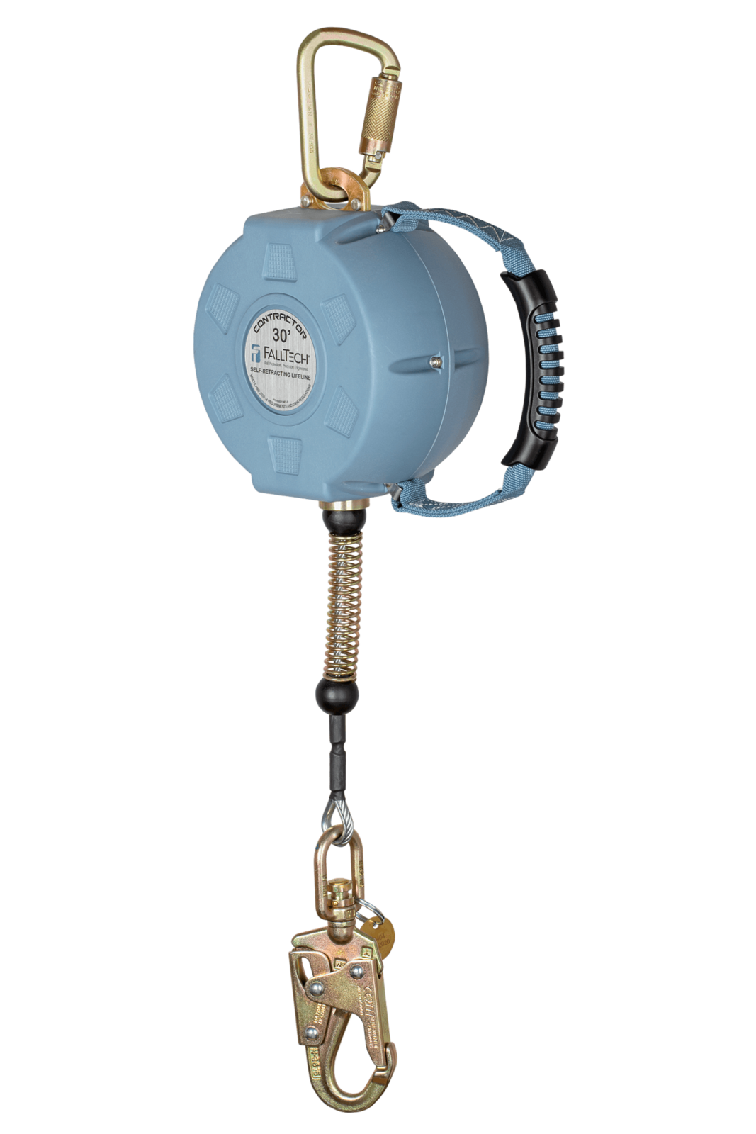 Falltech Contractor C Class 1 SRL with 30' Galvanized Cable and Anchorage Carabiner (ANSI)