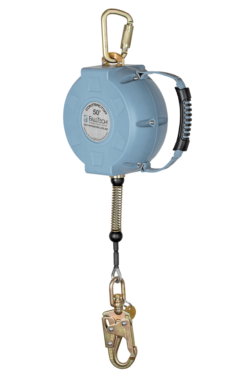 Falltech Contractor C Class 1 SRL with 50' Galvanized Cable and Anchorage Carabiner (ANSI)
