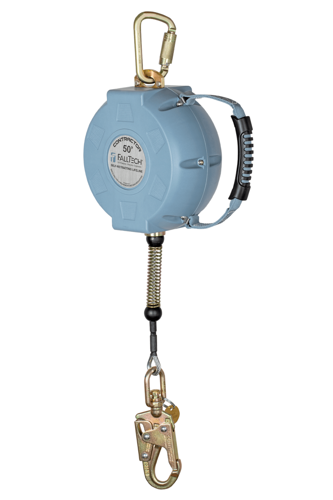 Falltech Contractor C Class 1 SRL with 50' Galvanized Cable and Anchorage Carabiner (ANSI)