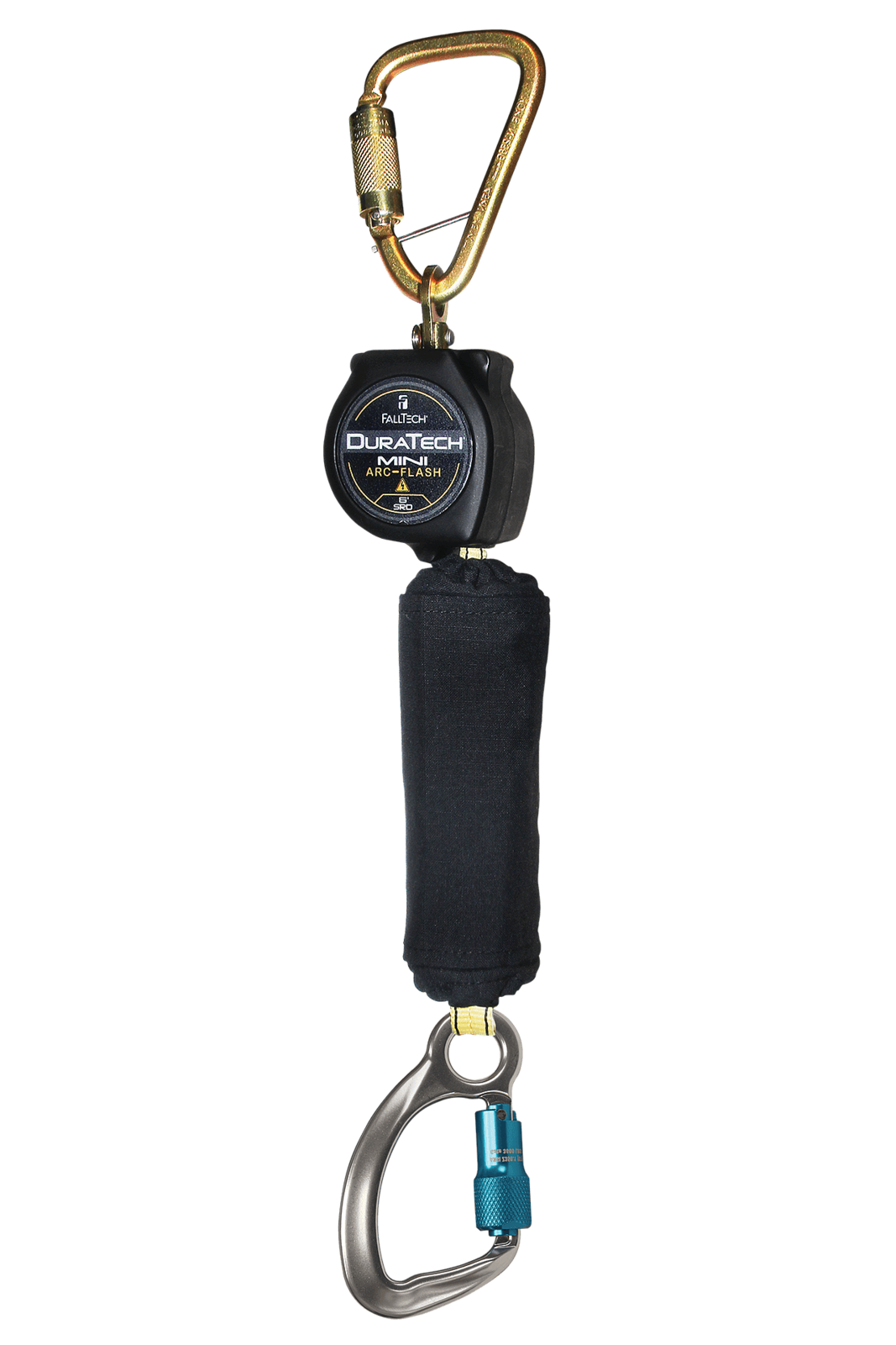 Falltech 6' Arc Flash DuraTech Mini Class 1 Personal SRL-P with Aluminum Carabiner, Includes Steel Dorsal Connecting Carabiner (ANSI)