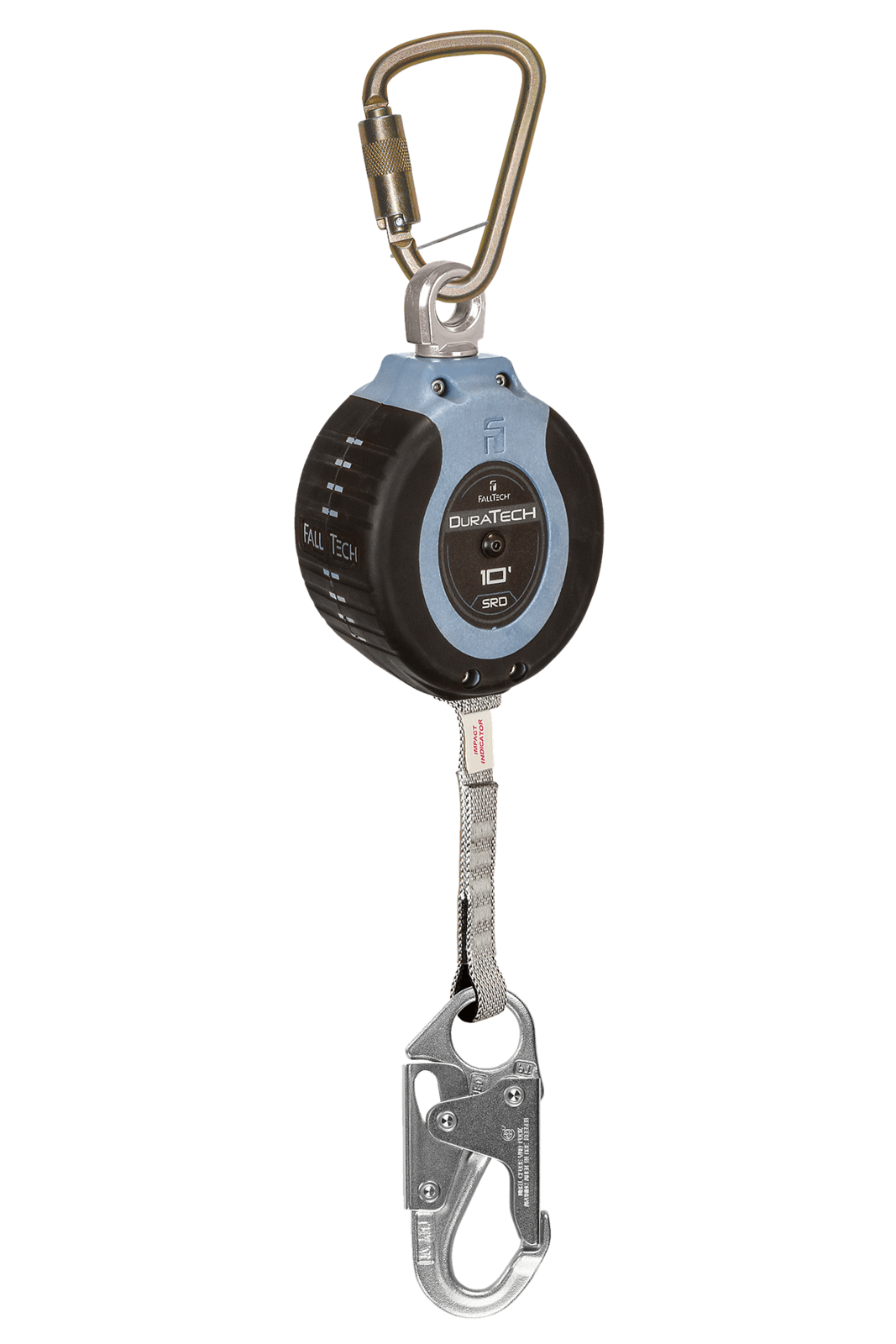 Falltech 10' DuraTech Web SRL, Includes Steel Anchorage Carabiner (ANSI)