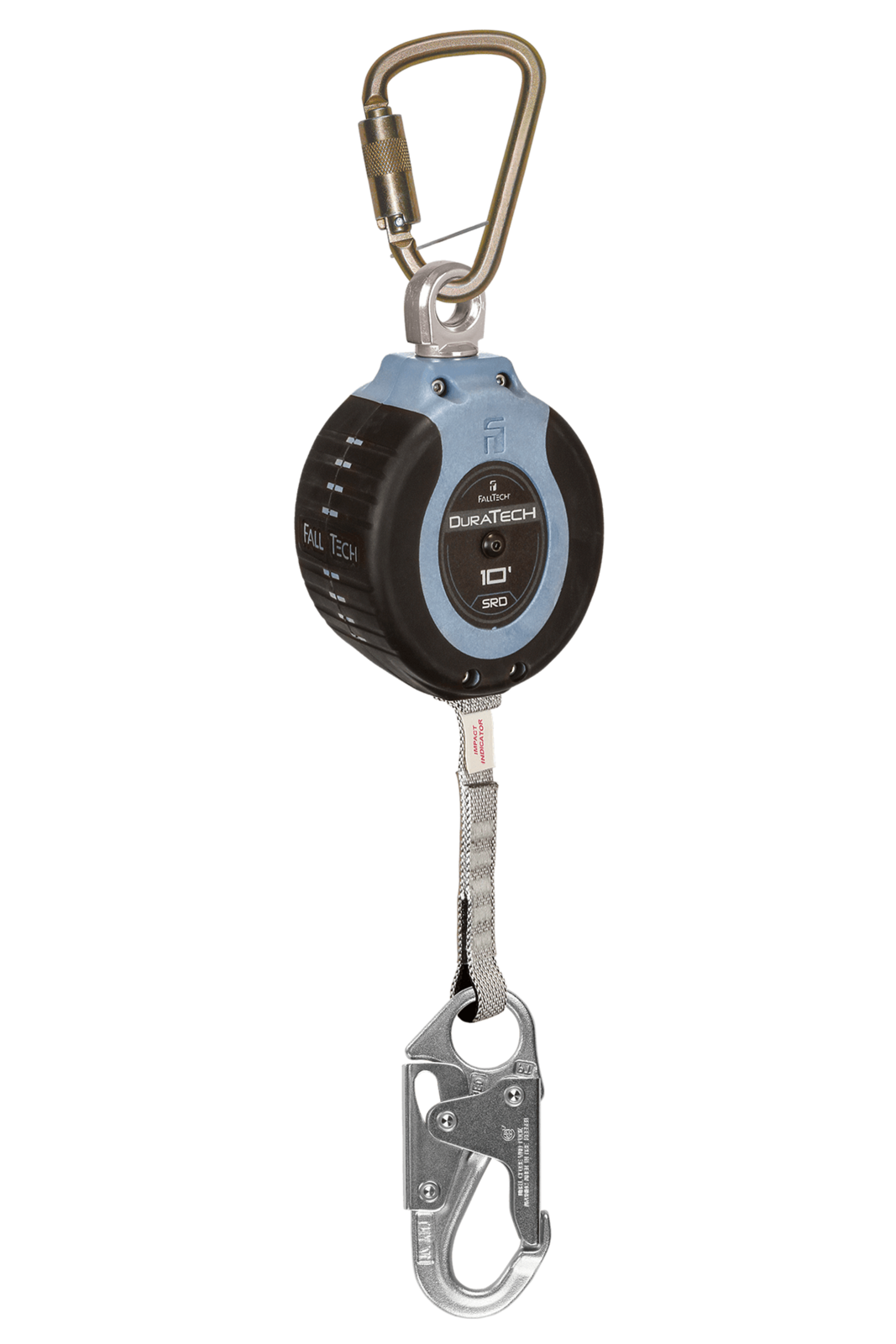 Falltech 10' DuraTech Web SRL with Steel Snap Hook, Includes Steel Anchorage Carabiner (CSA)