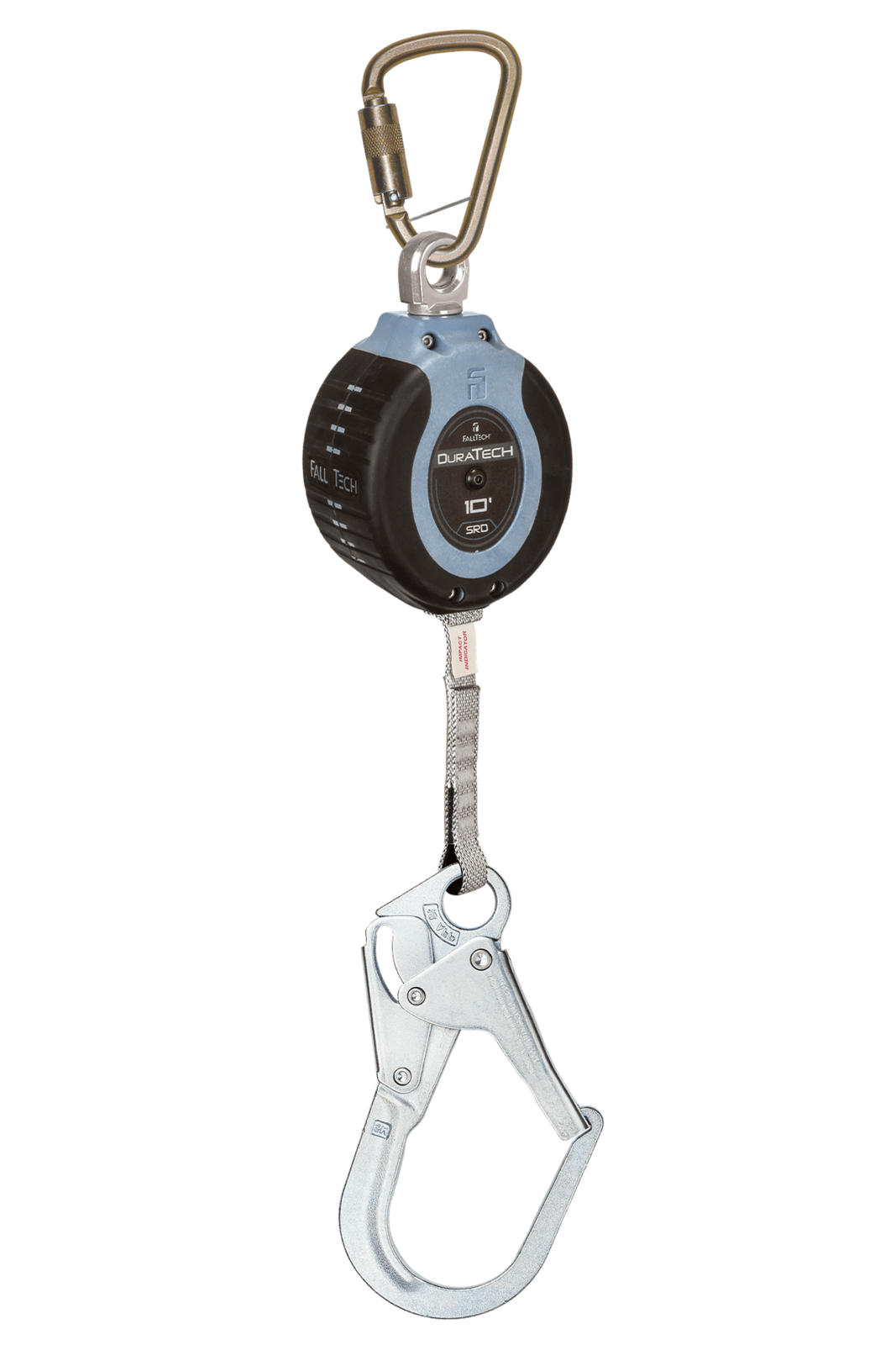 Falltech 10' DuraTech Web SRL with Steel Rebar Hook, Includes Steel Anchorage Carabiner (CSA)