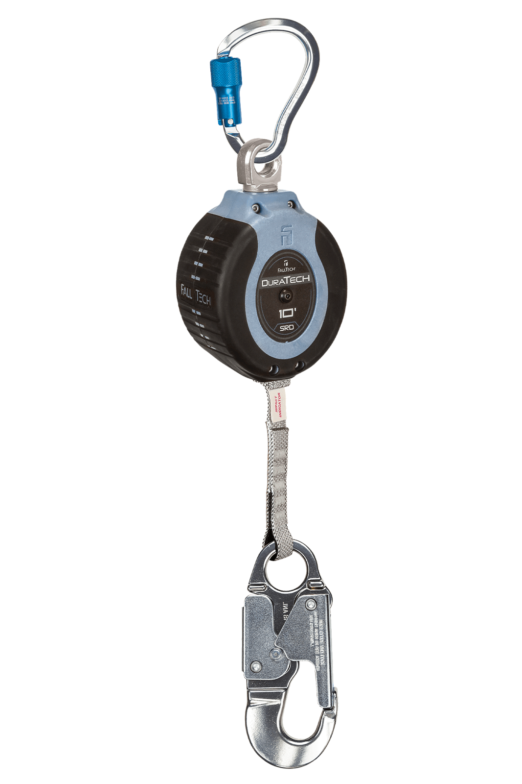 Falltech 10' DuraTech Web SRL with Aluminum Snap Hook, Includes Aluminum Anchorage Carabiner (CSA)