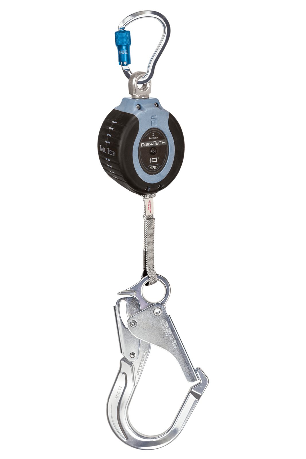 Falltech 10' DuraTech Web SRL, Includes Steel Anchorage Carabiner (ANSI)