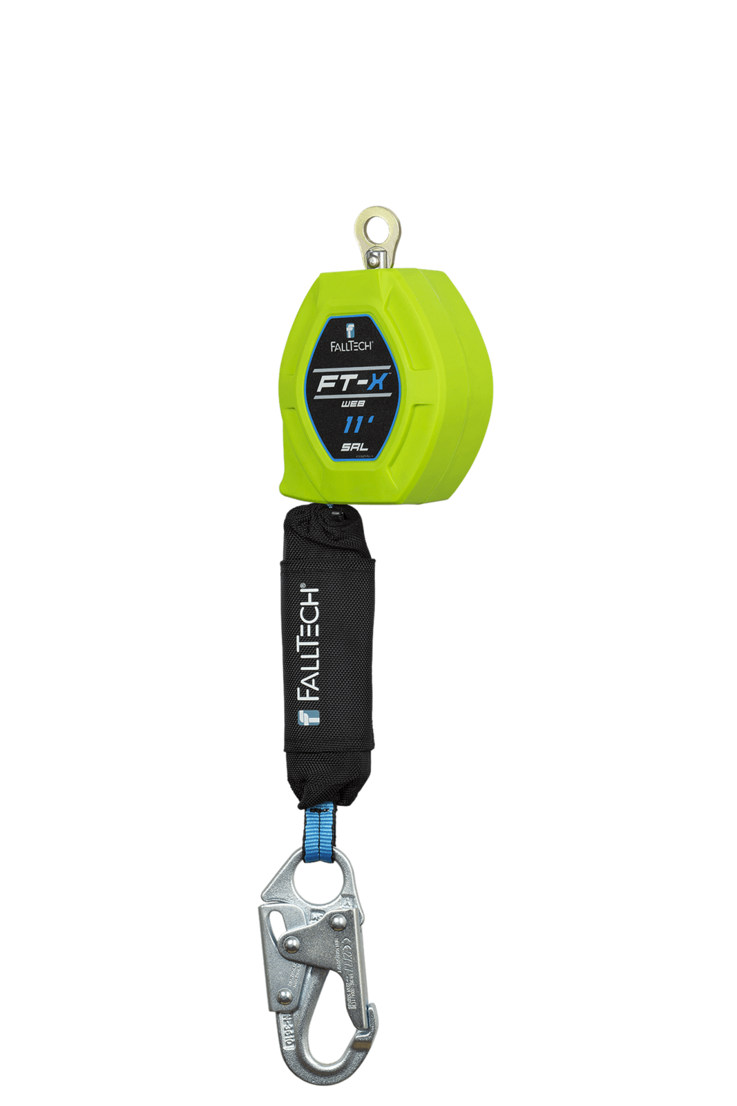 Falltech 11' FT-X Web Class 1 SRL-P with Steel Snap Hook (ANSI/CSA)