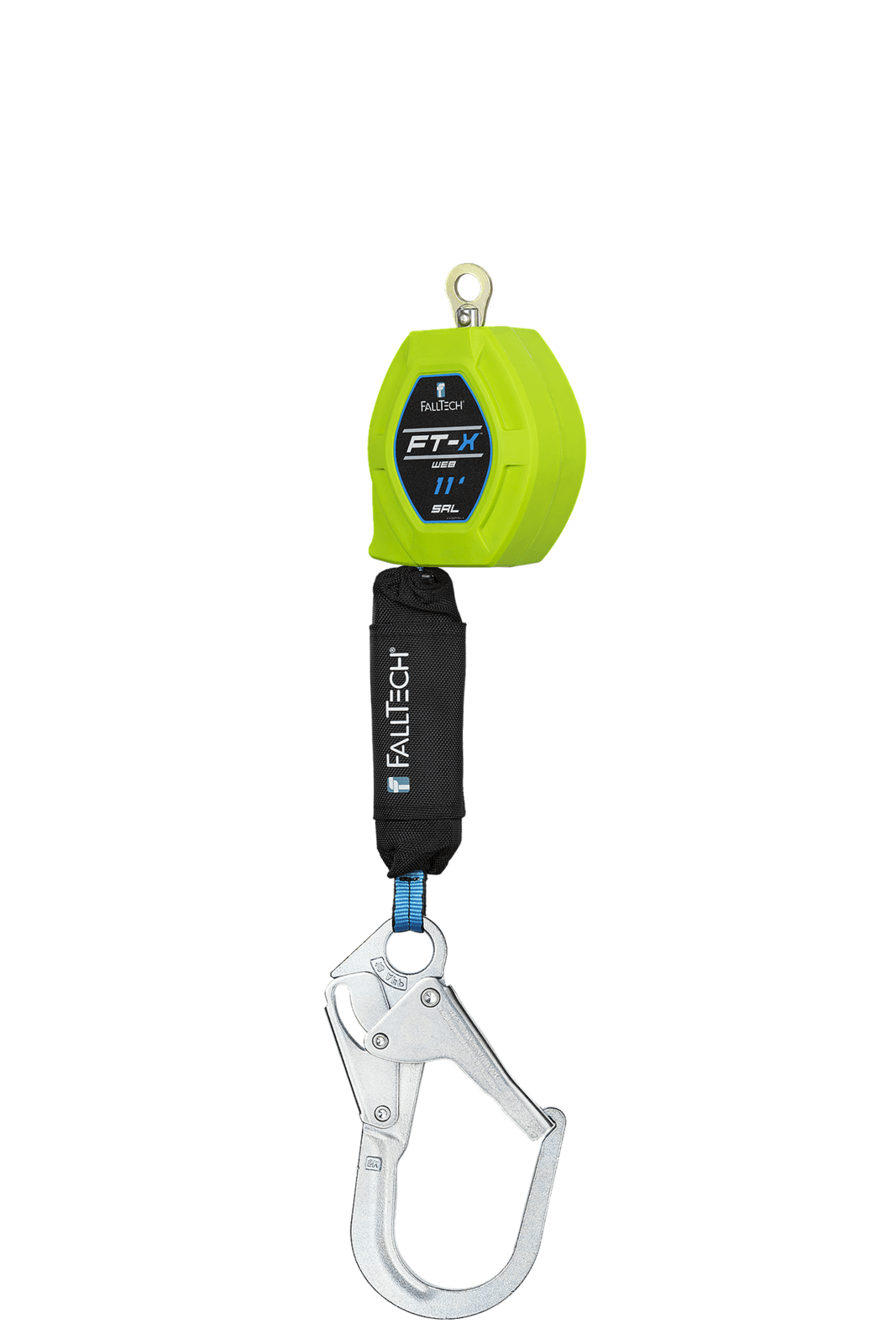 Falltech 11' FT-X Web Class 1 SRL-P with Steel Rebar Hook (ANSI/CSA)