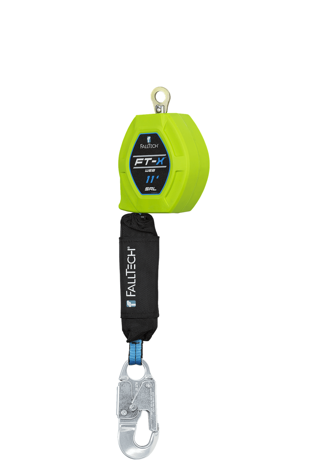 Falltech 11' FT-X Web Class 1 SRL-P with Aluminum Snap Hook (ANSI/CSA)