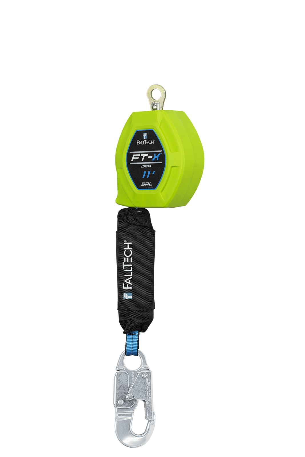 Falltech 11' FT-X Web Class 1 SRL-P with Aluminum Snap Hook (ANSI/CSA)