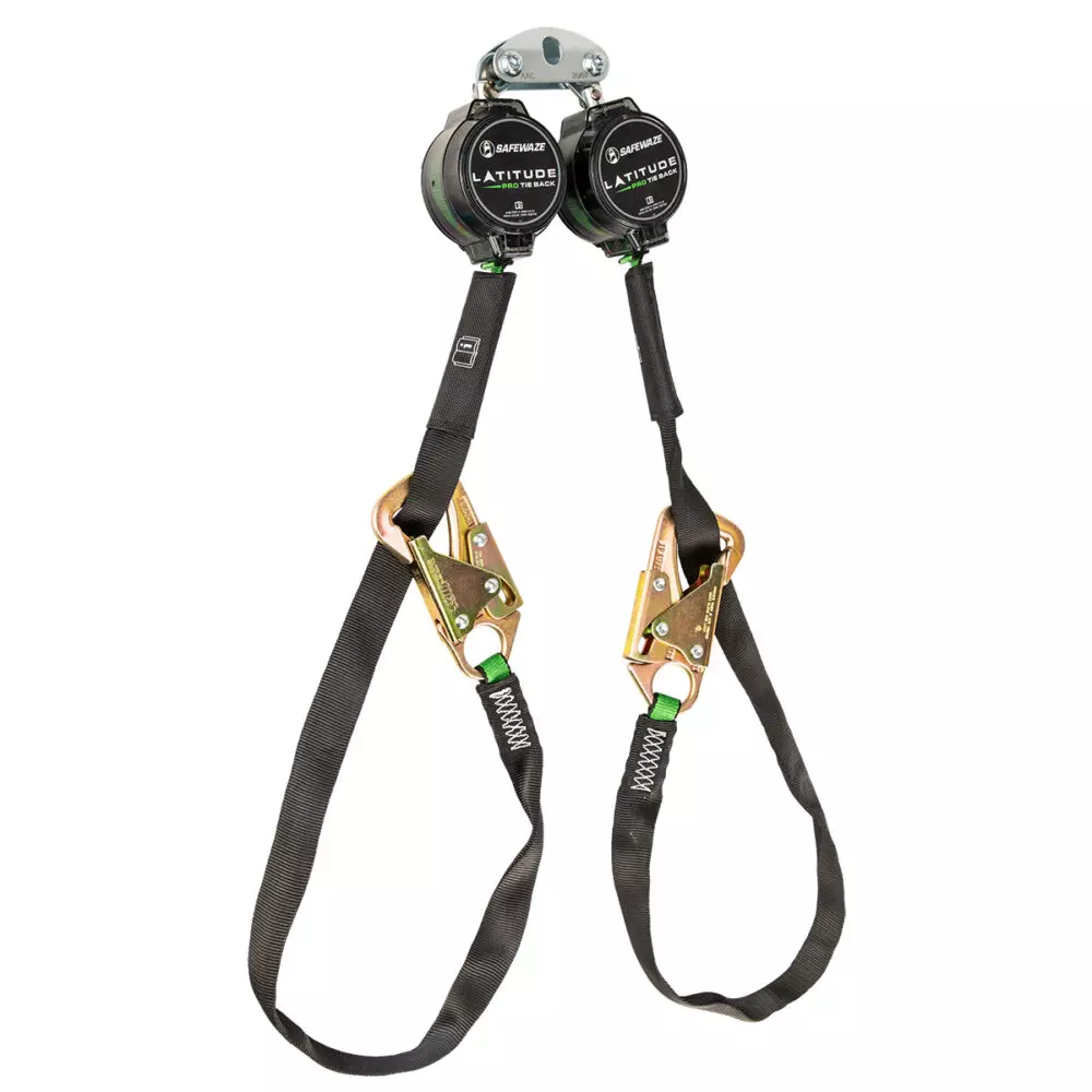 Safewaze Latitude Pro Tie-Back 7' Dual Web SRL-P