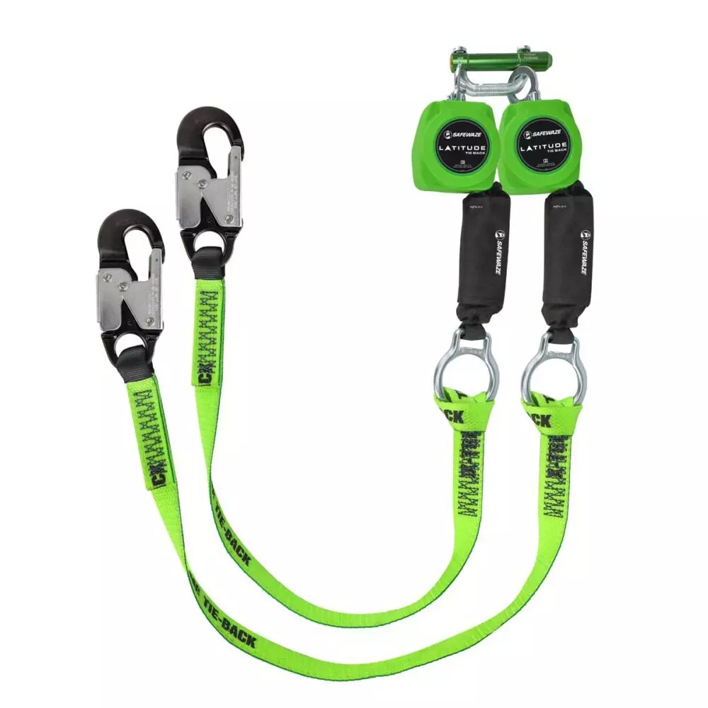 Safewaze Latitude Tie-Back 6′ Dual Web SRL-P: 9013